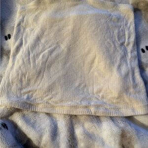 American Eagle Outfitters White Ribbed Top